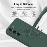 Darrahopens Electronics > Mobile Accessories > Phone Cases & Screen Protectors Samsung S23 Case Compatible with Samsung Green Matte Rubberized Camera Protection Liquid