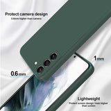 Darrahopens Electronics > Mobile Accessories > Phone Cases & Screen Protectors Samsung S23 Case Compatible with Samsung Green Matte Rubberized Camera Protection Liquid