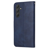 Darrahopens Electronics > Mobile Accessories > Phone Cases & Screen Protectors SKALO Samsung A55 5G Wallet Case Compatible with Samsung PU Leather Cover Blue