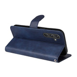 Darrahopens Electronics > Mobile Accessories > Phone Cases & Screen Protectors SKALO Samsung A55 5G Wallet Case Compatible with Samsung PU Leather Cover Blue