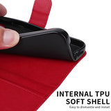 Darrahopens Electronics > Mobile Accessories > Phone Cases & Screen Protectors SKALO Xiaomi Redmi A5 4G PU Leather Wallet Case - More Colors_MGF Red Red