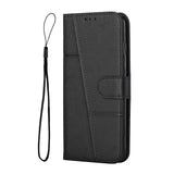 Darrahopens Electronics > Mobile Accessories > Phone Cases & Screen Protectors Stitched Calfskin Case Compatible with Redmi 14C 4G (FMY) Black