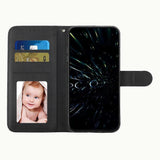 Darrahopens Electronics > Mobile Accessories > Phone Cases & Screen Protectors Stitched Calfskin Case Compatible with Redmi 14C 4G (FMY) Black