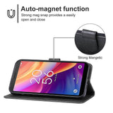 Darrahopens Electronics > Mobile Accessories > Phone Cases & Screen Protectors TCL 501 Black Compatible Leather Case