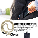 Darrahopens Electronics > Mobile Accessories > Phone Cases & Screen Protectors Thick Rope Phone Lanyard 10MM Mobile Strap Neck Holder Compatible with Apple Samsung