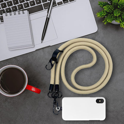 Darrahopens Electronics > Mobile Accessories > Phone Cases & Screen Protectors Thick Rope Phone Lanyard 10MM Mobile Strap Neck Holder Compatible with Apple Samsung