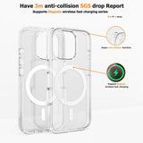 Darrahopens Electronics > Mobile Accessories > Phone Cases & Screen Protectors Ultimake Shockproof Transparent Magsafe Cover Case for iPhone 16 Pro Max