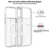 Darrahopens Electronics > Mobile Accessories > Phone Cases & Screen Protectors UTIA Ultimake Shockproof Transparent Case Cover With Magnetic Ring for iPhone 17 Pro Max