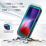 Darrahopens Electronics > Mobile Accessories > Phone Cases & Screen Protectors Waterproof Case for iPhone 15 14 13 12 11 Pro Max XS Max XR 7 8 Compatible with iPhone 14 Pro Transparent Diving Protection Black