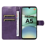 Darrahopens Electronics > Mobile Accessories > Phone Cases & Screen Protectors Xiaomi Redmi A5 4G PU Leather Wallet Case Compatible with Xiaomi More Colors MGF Purple