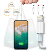 Darrahopens Electronics > Mobile Accessories > Phone Chargers Apple MFi Certified Lightning Charging Cable 4-Pack 1.8m Compatible with iPhone 12 11 X XR XS 8 7