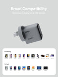 Darrahopens Electronics > Mobile Accessories > Phone Chargers Aukey Comet 45W PD Fast Wall Charger GaN USB-C (PA-C2)