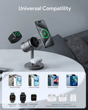 Darrahopens Electronics > Mobile Accessories > Phone Chargers Aukey MagFusion 3-in-1 Pro Qi2 Magnetic Fast Wireless Charging Station with Active Cooling (LC-MC311A)