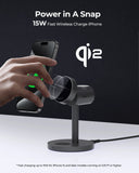 Darrahopens Electronics > Mobile Accessories > Phone Chargers Aukey MagFusion 3-in-1 Qi2 Magnetic Fast Wireless Charging Station (LC-MC311)
