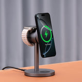 Darrahopens Electronics > Mobile Accessories > Phone Chargers Aukey MagFusion 3-in-1 Qi2 Magnetic Fast Wireless Charging Station (LC-MC311)