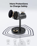 Darrahopens Electronics > Mobile Accessories > Phone Chargers Aukey MagFusion 3-in-1 Qi2 Magnetic Fast Wireless Charging Station (LC-MC311)