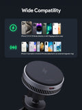 Darrahopens Electronics > Mobile Accessories > Phone Chargers Aukey MagFusion Dash Pro Qi2 Magnetic Fast Wireless Charging Phone Mount with Active Cooling (HD-MC13A)
