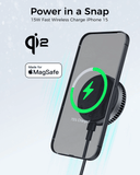 Darrahopens Electronics > Mobile Accessories > Phone Chargers Aukey Magfusion GameFrost Magnetic Wireless Charger with Active Cooling (LC-G10)