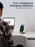 Darrahopens Electronics > Mobile Accessories > Phone Chargers Aukey MagFusion L Qi2 Foldable 2 In 1 Magnetic Wireless Charger (LC-MC211)