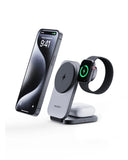 Darrahopens Electronics > Mobile Accessories > Phone Chargers Aukey MagFusion Z Qi2 3-in-1 Foldable Magnetic Fast Wireless Charging Station (LC-MC312)