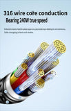 Darrahopens Electronics > Mobile Accessories > Phone Chargers Baseus Data cable CtoC 240w 1m-Black