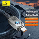 Darrahopens Electronics > Mobile Accessories > Phone Chargers Baseus Fast charging data cable CtoC 100w 1m-Black