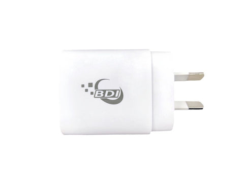 Darrahopens Electronics > Mobile Accessories > Phone Chargers BDI 25W PD Quick Charger AU plug with USB-A and Type-C Ports