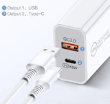 Darrahopens Electronics > Mobile Accessories > Phone Chargers BDI 25W PD Quick Charger AU plug with USB and Type C Port  SDC-25WACB -2pack