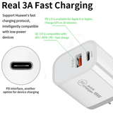 Darrahopens Electronics > Mobile Accessories > Phone Chargers BDI 25W PD Quick Charger AU plug with USB and Type C Port  SDC-25WACB -2pack