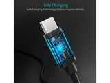 Darrahopens Electronics > Mobile Accessories > Phone Chargers CHOETECH CC0002 USB-C to USB-C Cable USB3.1 Gen2 5V/3A 10 Gbps 1M Black