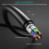 Darrahopens Electronics > Mobile Accessories > Phone Chargers CHOETECH CC0003 USB-C to USB-C Cable 2M Black