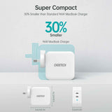 Darrahopens Electronics > Mobile Accessories > Phone Chargers CHOETECH PD6008  GAN Dual Type-C 100w Travel Charger (US/EU/UK/AU)