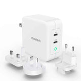 Darrahopens Electronics > Mobile Accessories > Phone Chargers CHOETECH PD6008  GAN Dual Type-C 100w Travel Charger (US/EU/UK/AU)