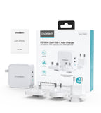 Darrahopens Electronics > Mobile Accessories > Phone Chargers CHOETECH PD6008  GAN Dual Type-C 100w Travel Charger (US/EU/UK/AU)