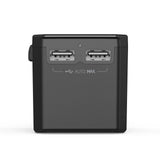 Darrahopens Electronics > Mobile Accessories > Phone Chargers CHOETECH PD6045 GaN Tech 2C+2A 45W Travel Adapter with US EU UK AU Plugs Black