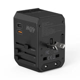 Darrahopens Electronics > Mobile Accessories > Phone Chargers CHOETECH PD6045 GaN Tech 2C+2A 45W Travel Adapter with US EU UK AU Plugs Black