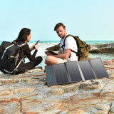 Darrahopens Electronics > Mobile Accessories > Phone Chargers Choetech SC006 Solar Panel Portable Charger 40W 18V USB C Solar Panels Charger with USB C PD 30W