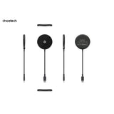 Darrahopens Electronics > Mobile Accessories > Phone Chargers CHOETECH T697-F 15W/7.5W/5W magnetic charger for iPhone, Air Pods and more 1.5M Black