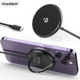 Darrahopens Electronics > Mobile Accessories > Phone Chargers CHOETECH T697-F 15W/7.5W/5W magnetic charger for iPhone, Air Pods and more 1.5M Black