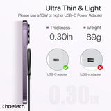 Darrahopens Electronics > Mobile Accessories > Phone Chargers CHOETECH T697-F 15W/7.5W/5W magnetic charger for iPhone, Air Pods and more 1.5M Black