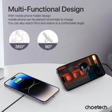 Darrahopens Electronics > Mobile Accessories > Phone Chargers CHOETECH T697-F 15W/7.5W/5W magnetic charger for iPhone, Air Pods and more 1.5M Black