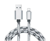 Darrahopens Electronics > Mobile Accessories > Phone Chargers Lightning Cables 5-Pack 2m Braided Compatible with iPhone 11 13 14 Charging and Data Cable