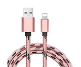 Darrahopens Electronics > Mobile Accessories > Phone Chargers Lightning Cables 5-Pack 2m Braided Compatible with iPhone 11 13 14 Charging and Data Cable