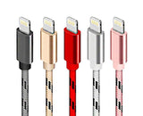Darrahopens Electronics > Mobile Accessories > Phone Chargers Lightning Cables 5-Pack 2m Braided Compatible with iPhone 11 13 14 Charging and Data Cable
