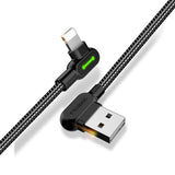 Darrahopens Electronics > Mobile Accessories > Phone Chargers McDodo CA-4673 Angled Lightning cable, LED, 2A, 1.8m, black_max 20