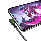 Darrahopens Electronics > Mobile Accessories > Phone Chargers McDodo CA-4673 Angled Lightning cable, LED, 2A, 1.8m, black_max 20