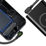 Darrahopens Electronics > Mobile Accessories > Phone Chargers McDodo CA-4673 Angled Lightning cable, LED, 2A, 1.8m, black_max 20