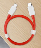Darrahopens Electronics > Mobile Accessories > Phone Chargers OnePlus 8T Warp Charging Cable Type C Red 1.5M
