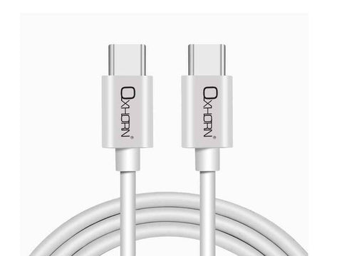 Darrahopens Electronics > Mobile Accessories > Phone Chargers OXHORN CB-C100-03 Type C to C Cable 100w 0.3m