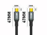 Darrahopens Electronics > Mobile Accessories > Phone Chargers OXHORN CB-CC-3205 USB C 3.2 Gen 2x2 Cable 0.5m